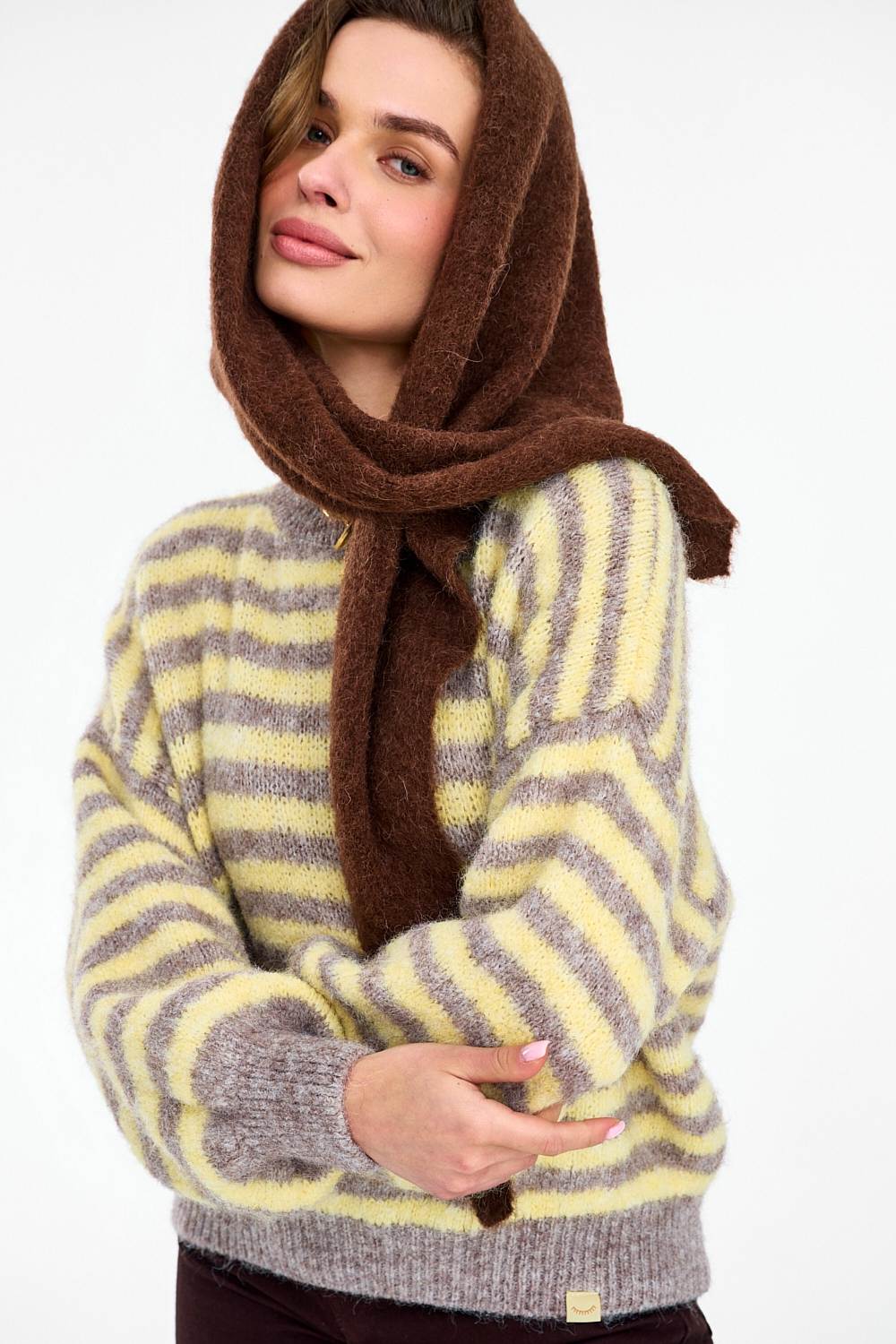 Apaszka Alpaca Espresso - Image 3