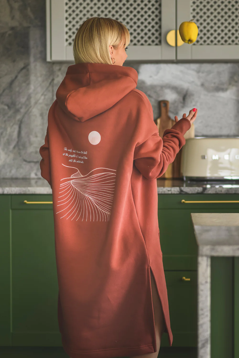 Bluza longline Desert Sands - Image 7