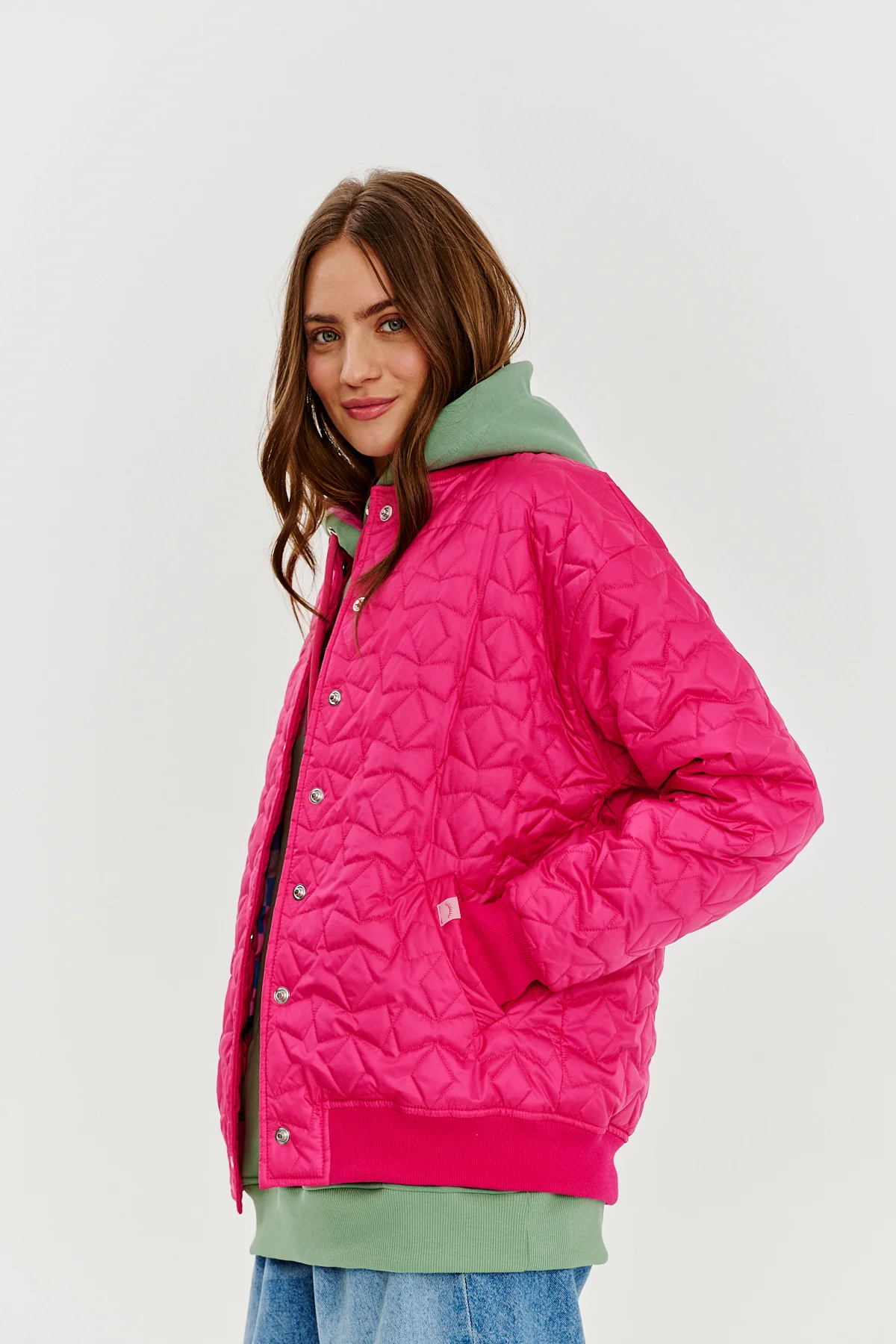 Bomberka pikowana Pink Gravity - Image 2