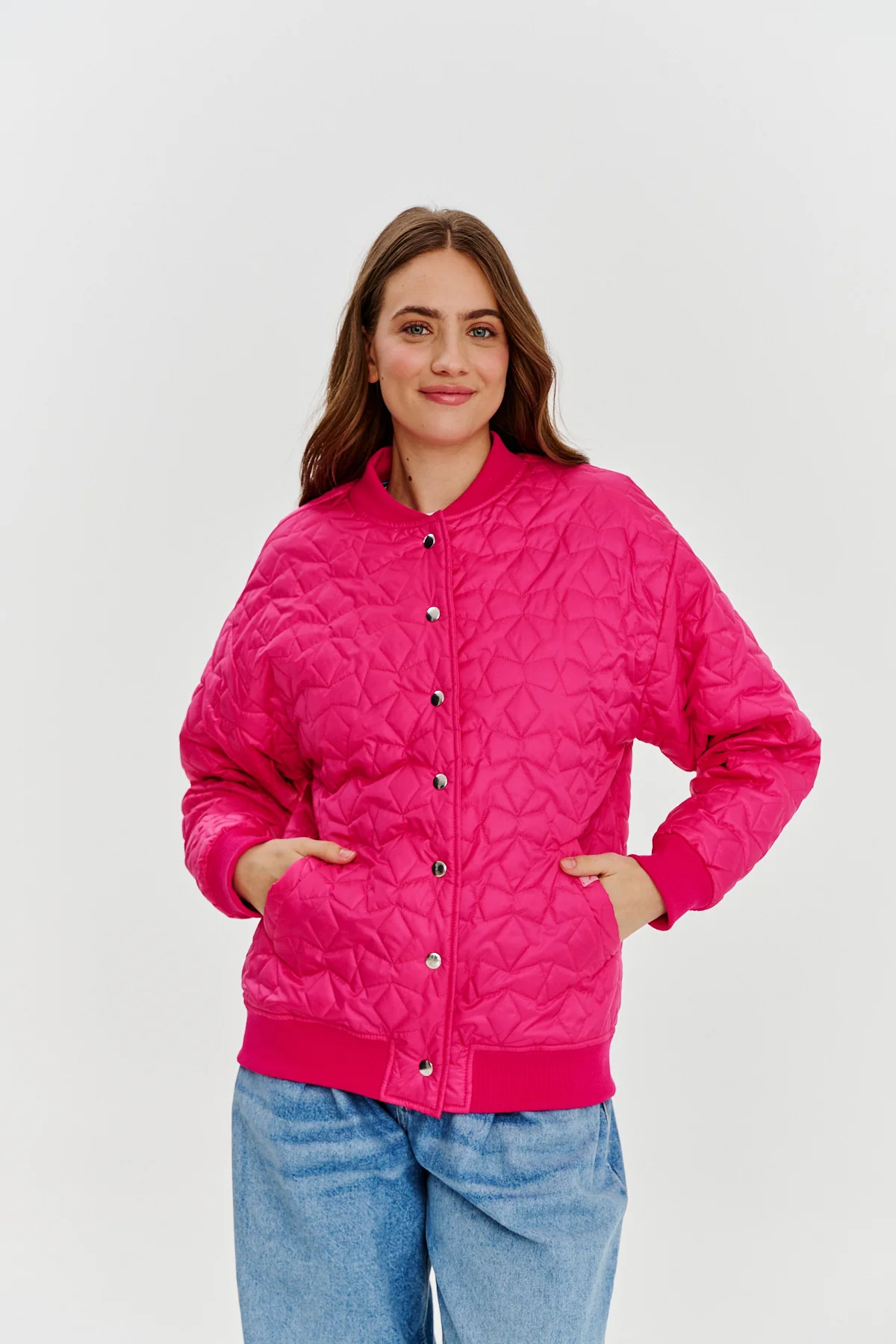 Bomberka pikowana Pink Gravity - Image 4