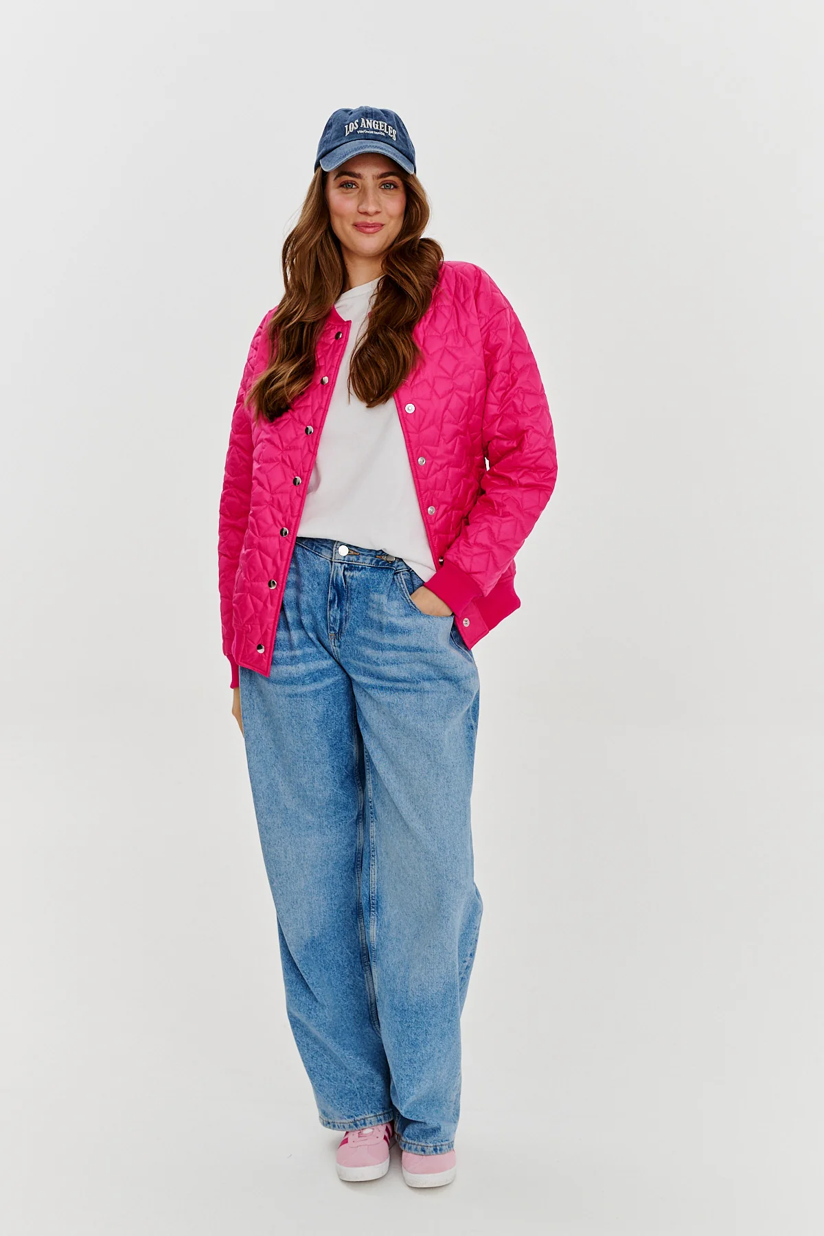 Bomberka pikowana Pink Gravity - Image 5