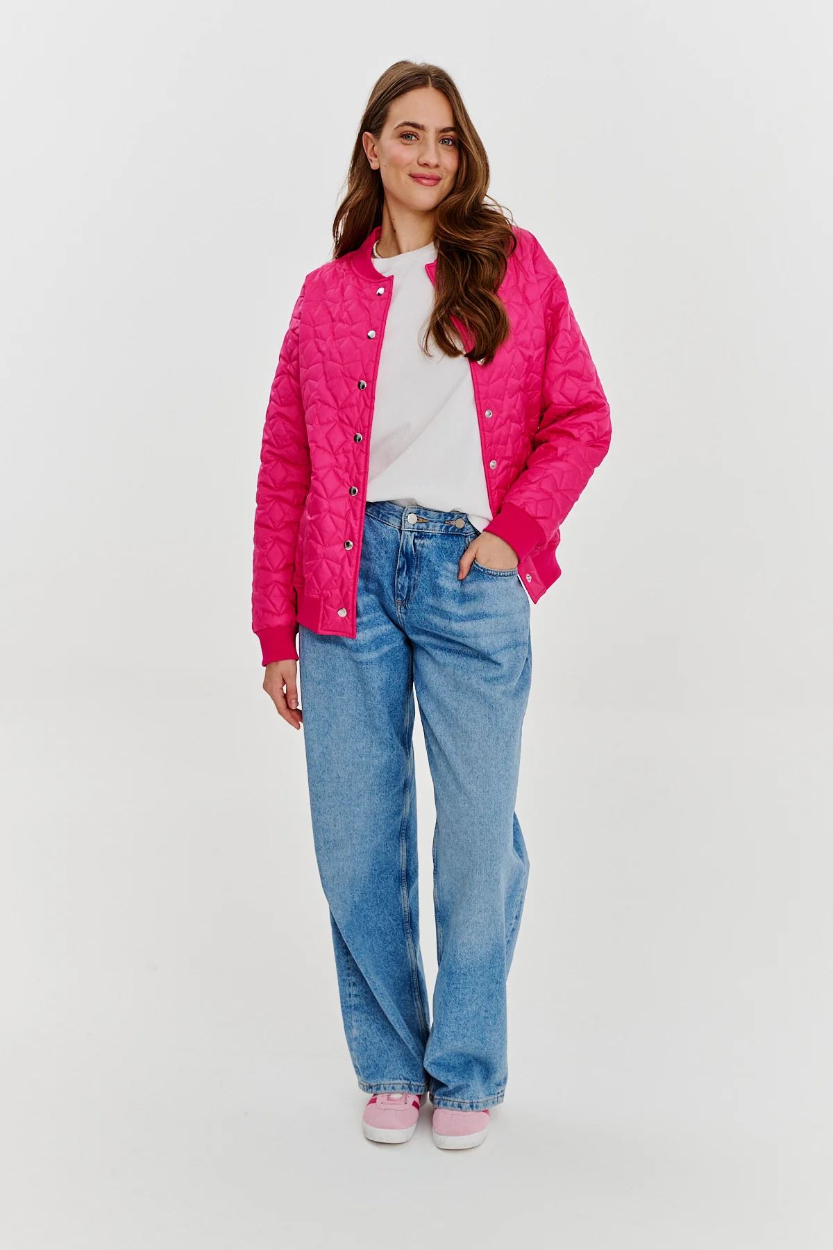 Bomberka pikowana Pink Gravity - Image 6