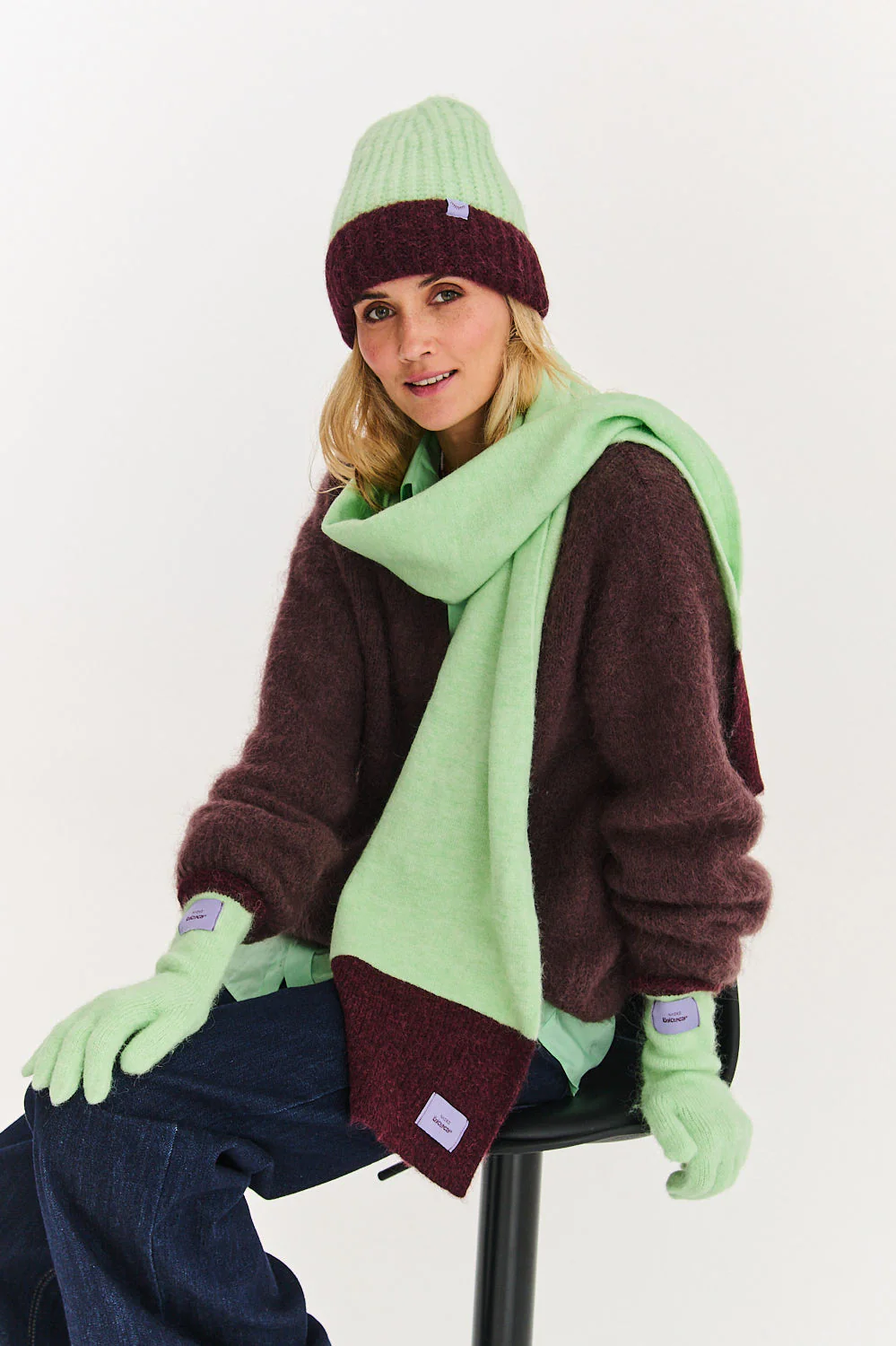 Czapka DuoPuff Frosty Lime - Image 13