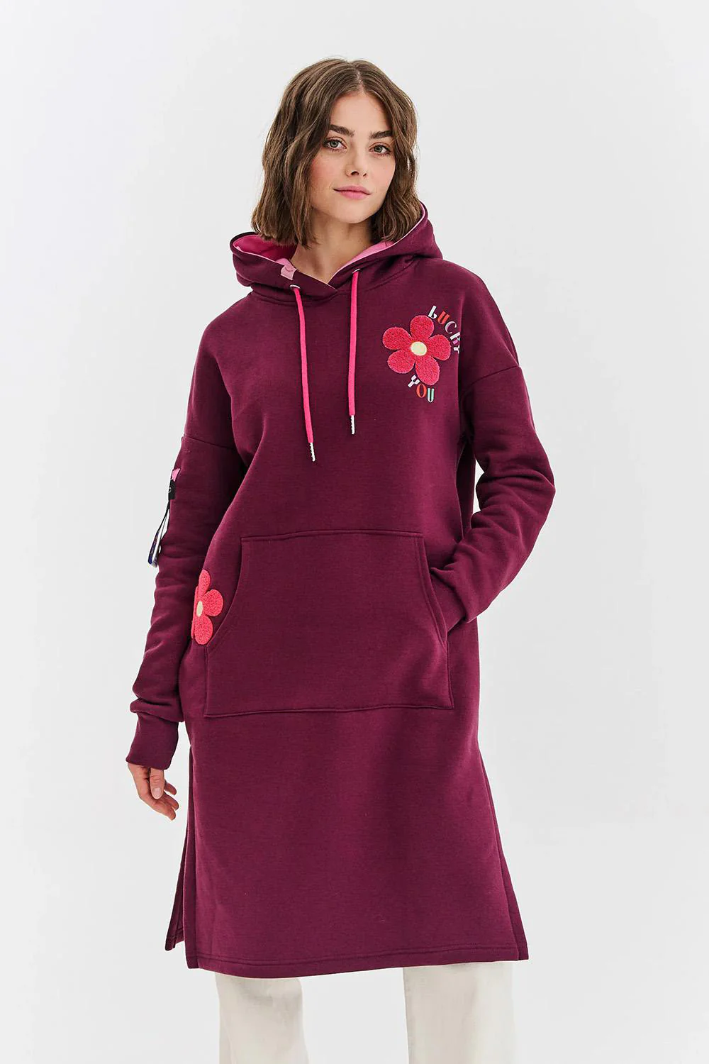 Długa bluza longline Lucky Charm - Image 6