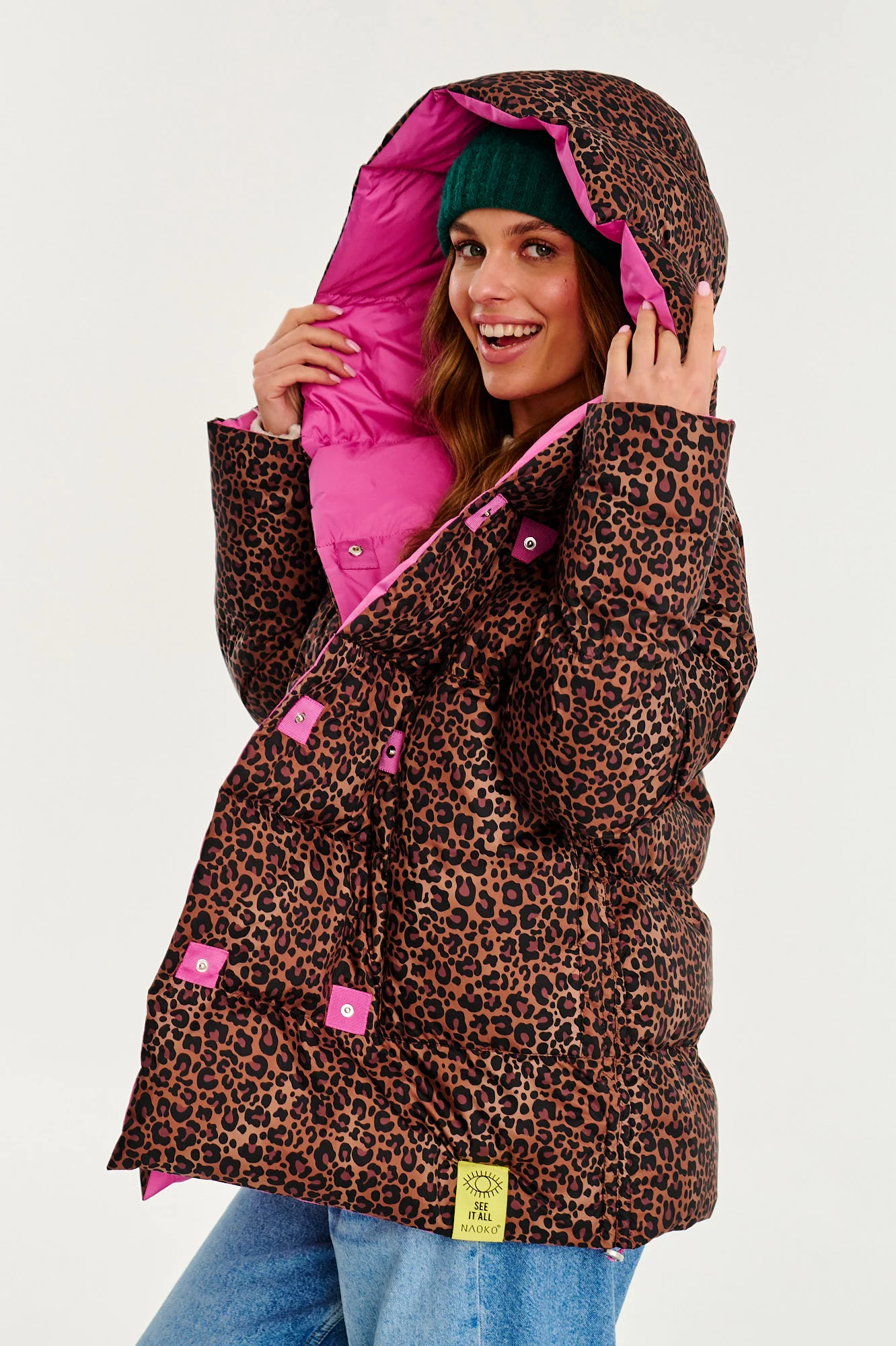Dwustronna kurtka zimowa Alaska Pink Panther - Image 13
