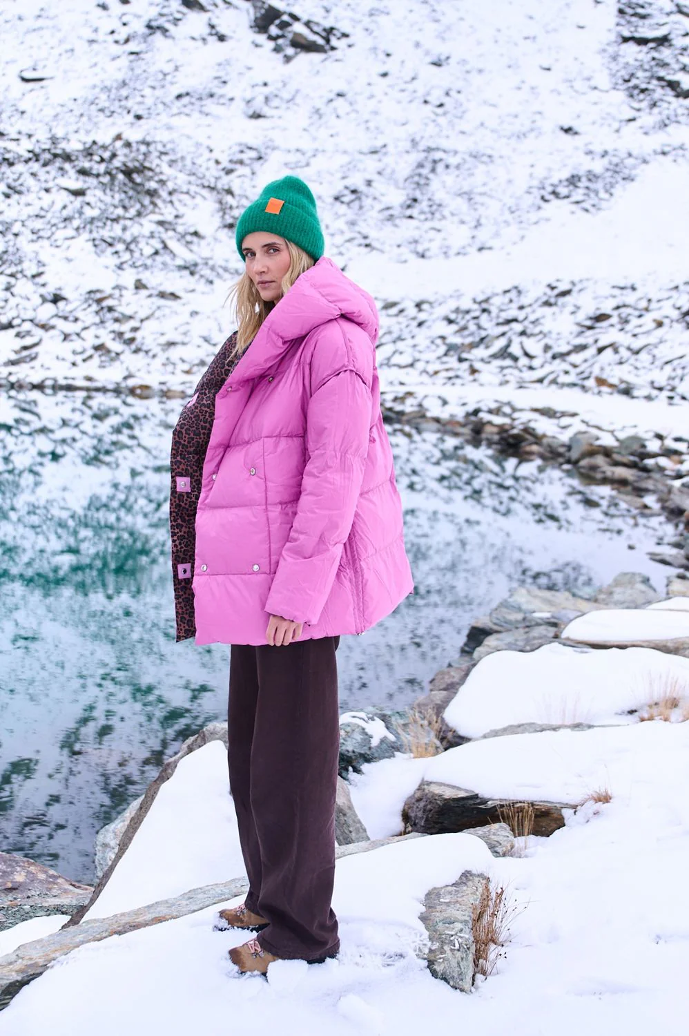Dwustronna kurtka zimowa Alaska Pink Panther - Image 6