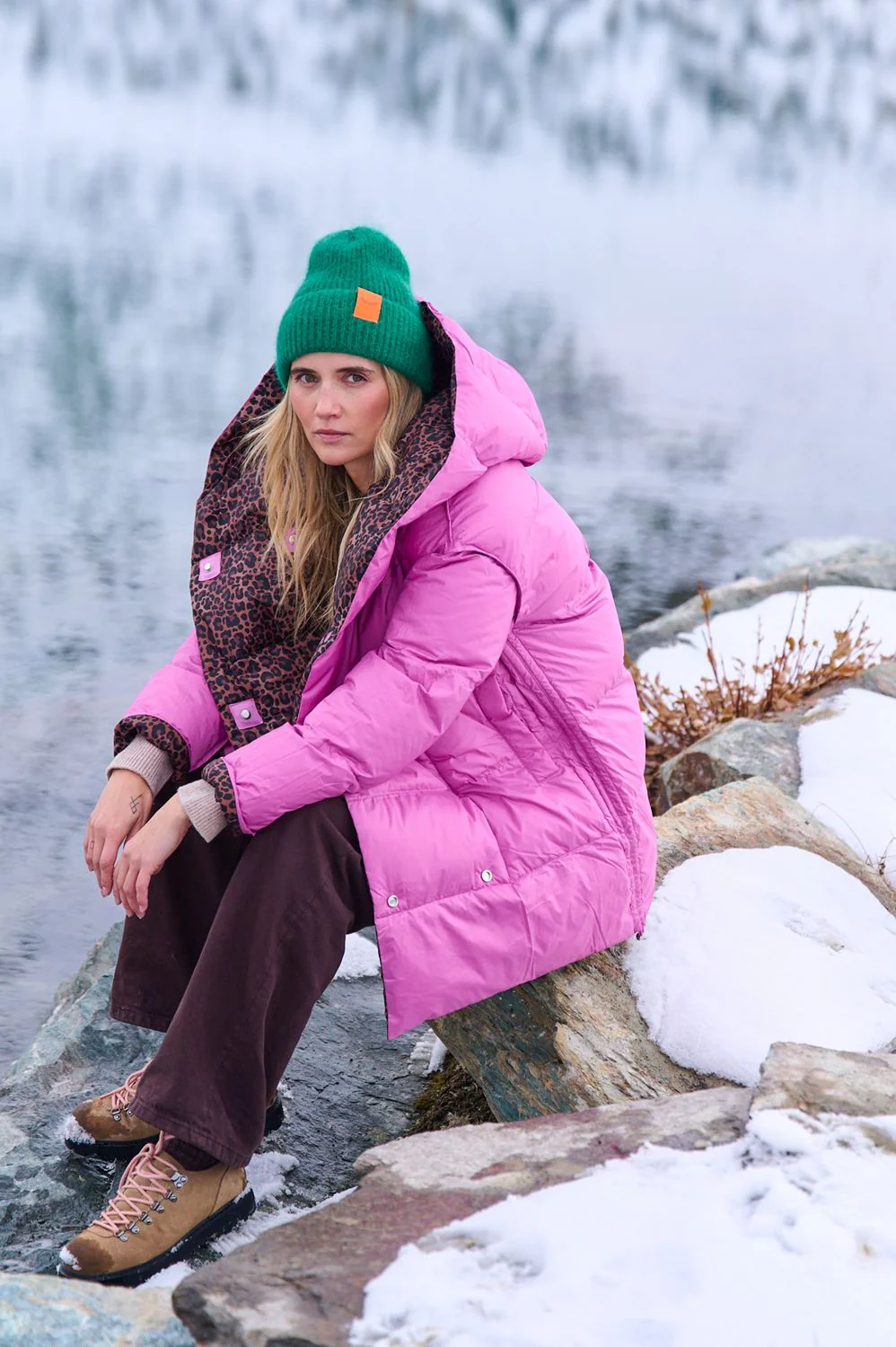 Dwustronna kurtka zimowa Alaska Pink Panther - Image 8