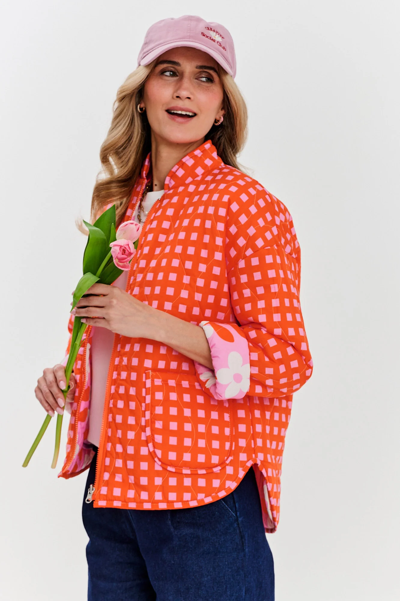 Kurtka dwustronna Peachy Bloom - Image 15