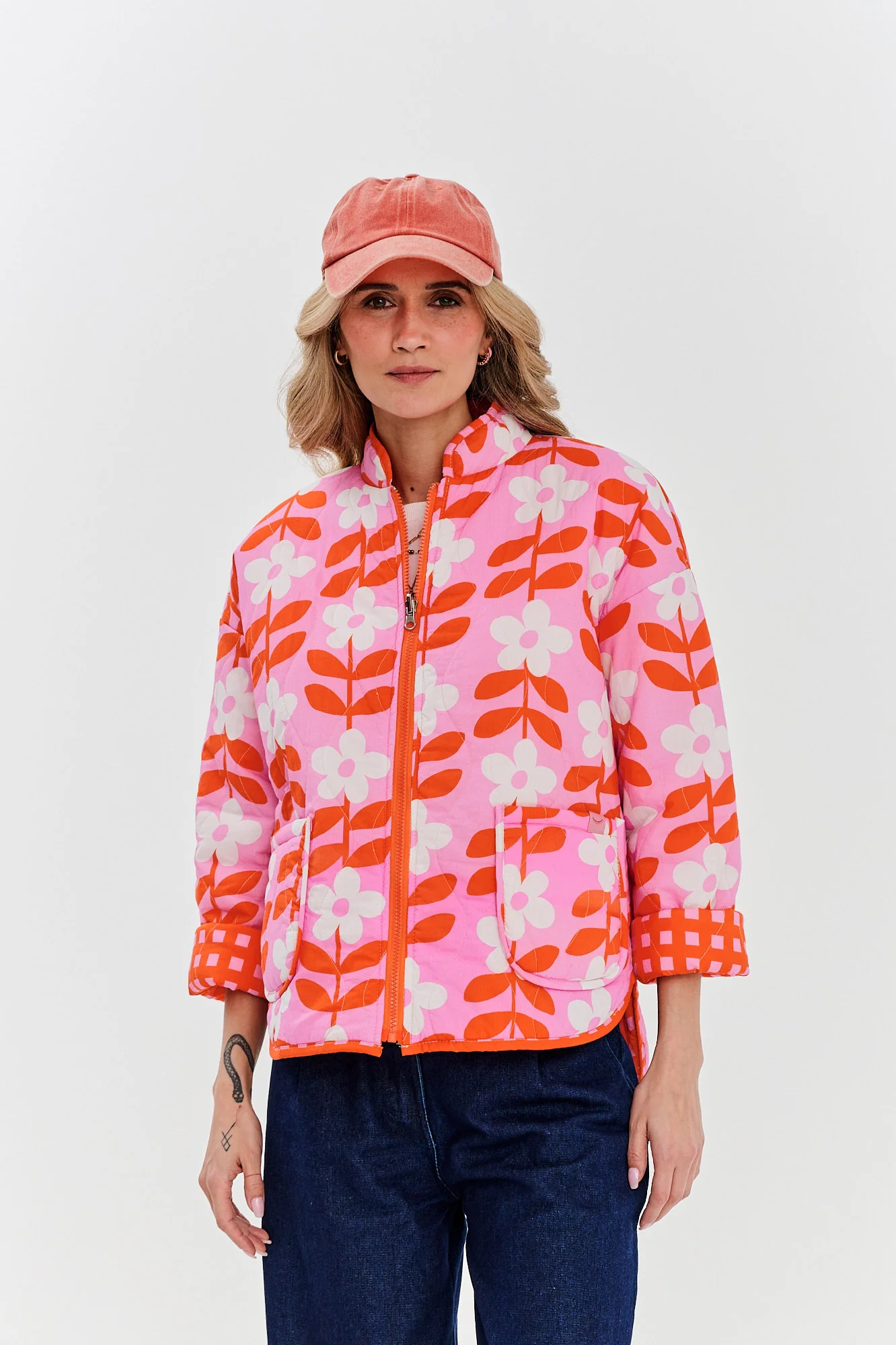 Kurtka dwustronna Peachy Bloom - Image 18