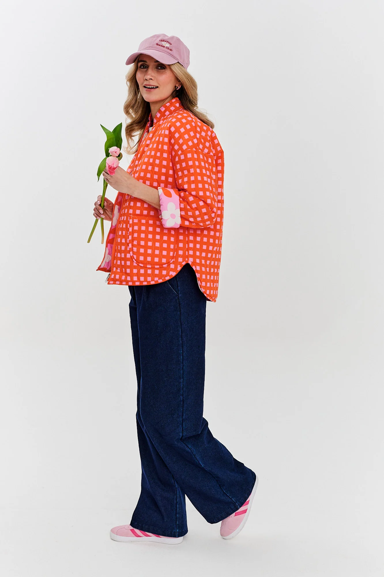 Kurtka dwustronna Peachy Bloom - Image 6