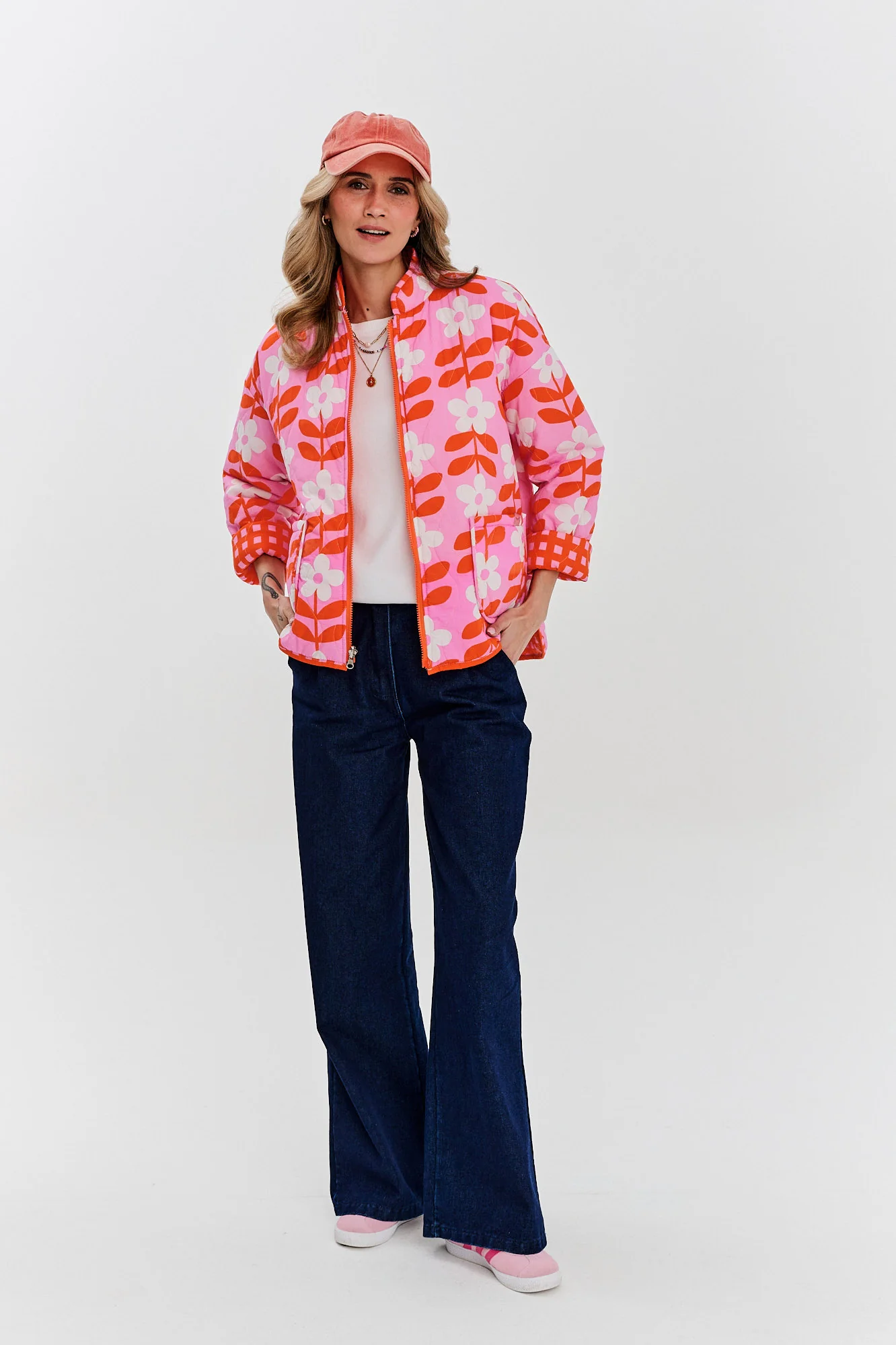 Kurtka dwustronna Peachy Bloom - Image 7