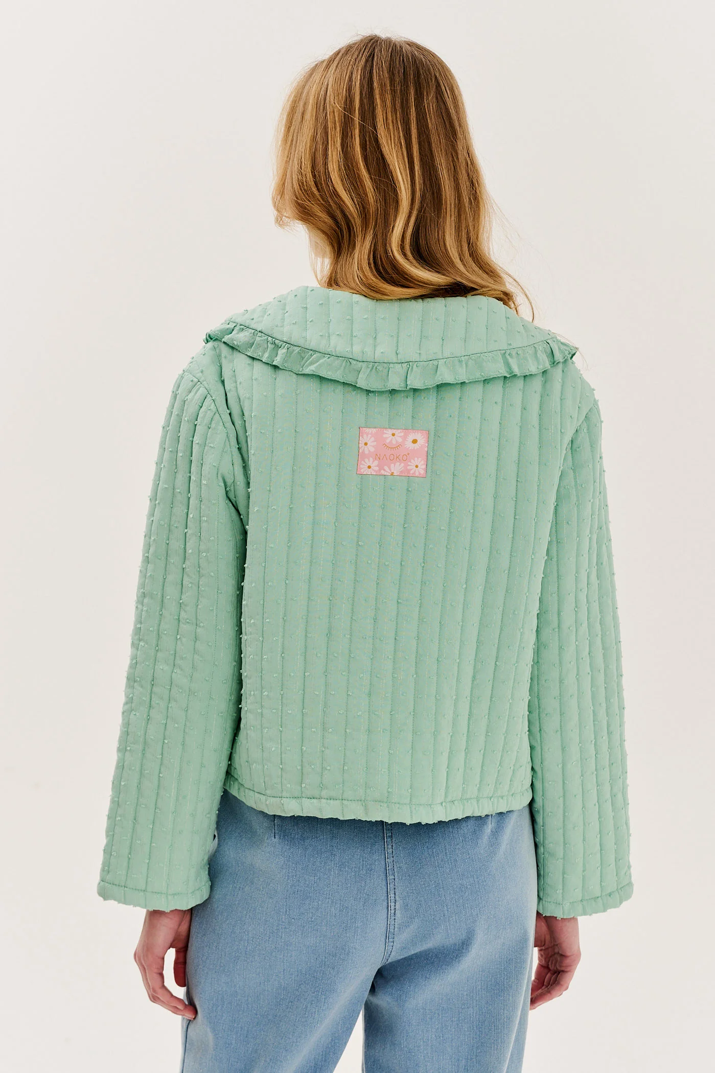 Lekka kurtka pikowana Pistachio Blush - Image 12