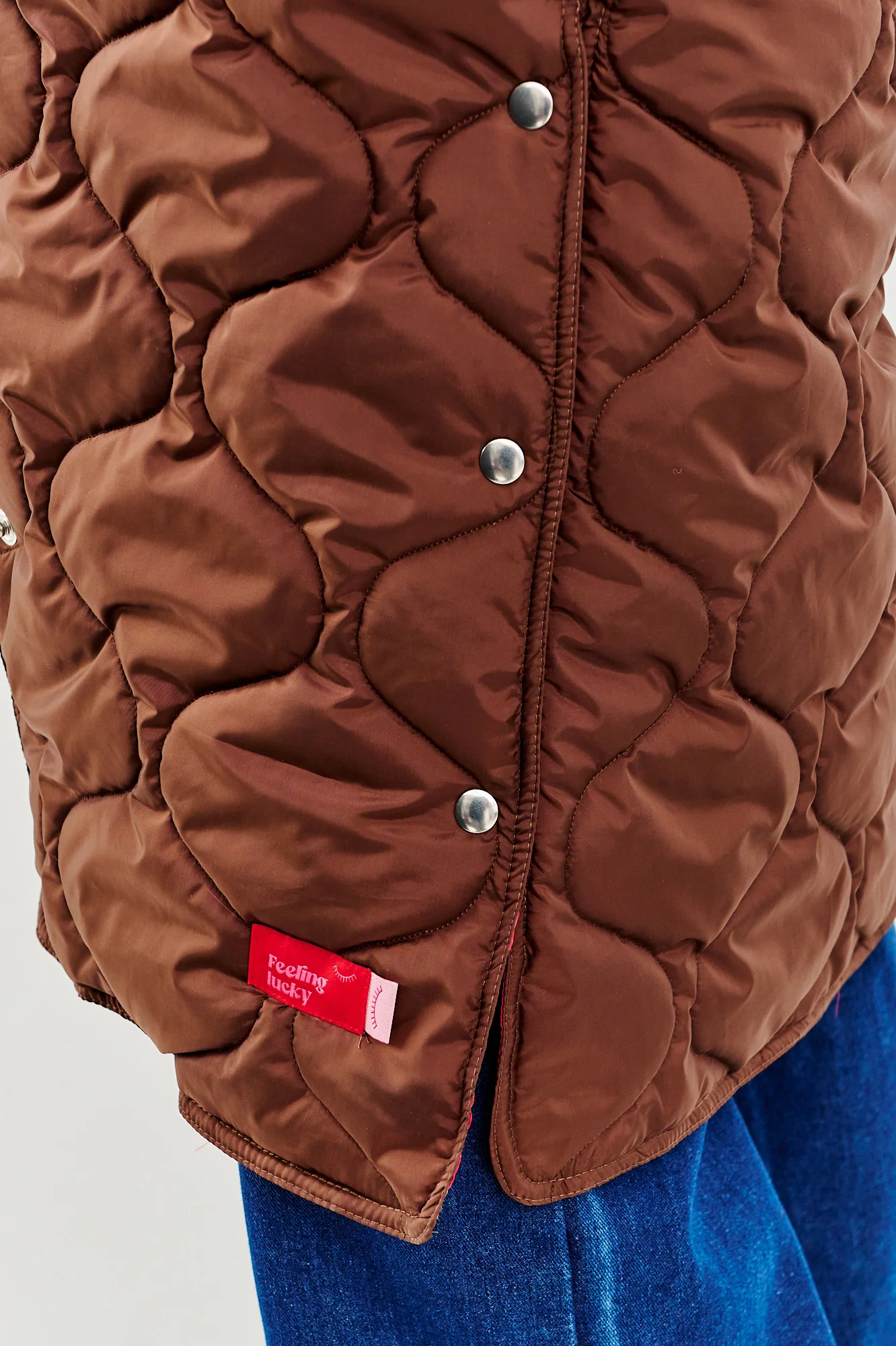 Płaszcz pikowany Caramel Wave - Image 11