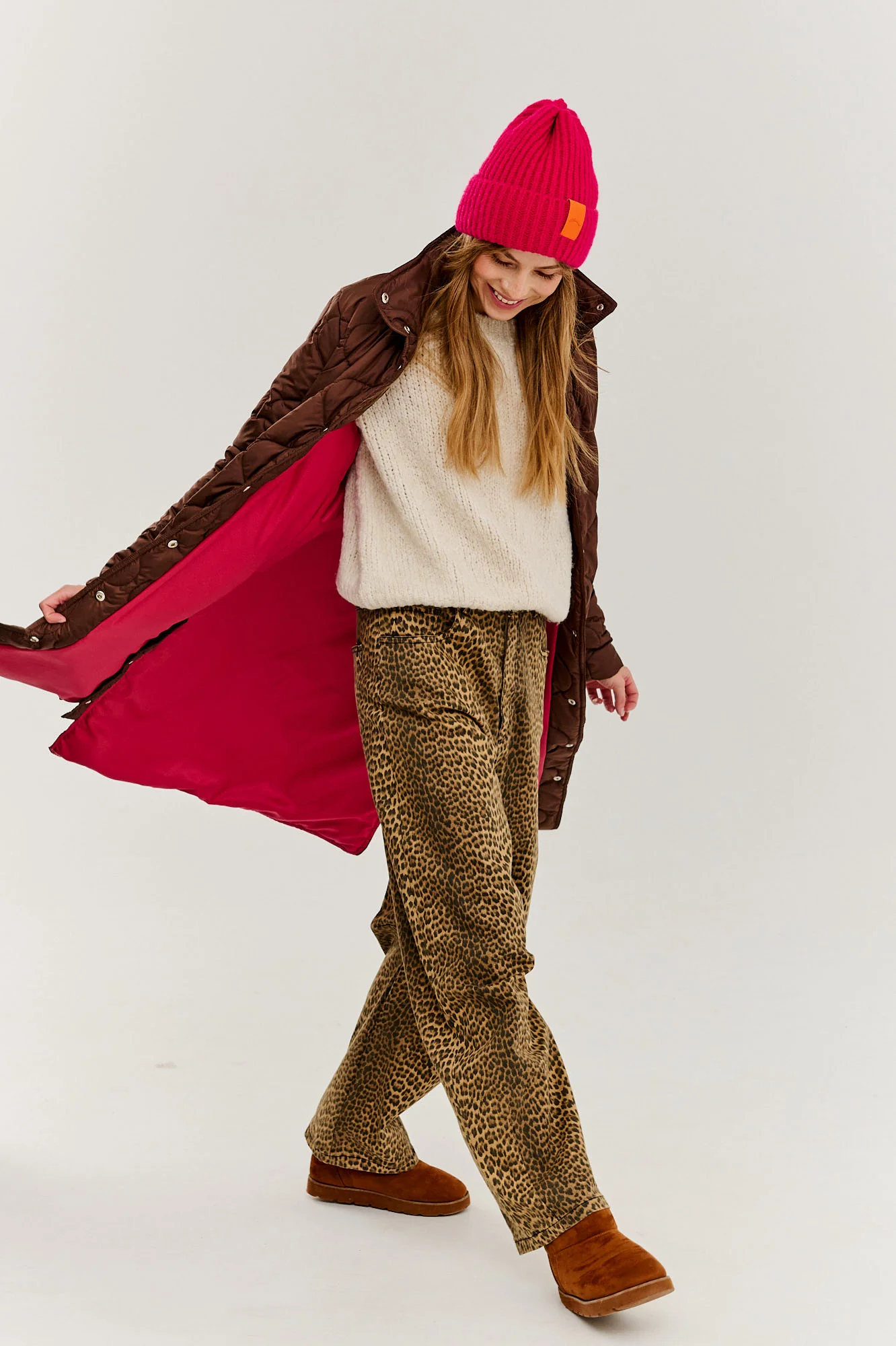 Płaszcz pikowany Caramel Wave - Image 15