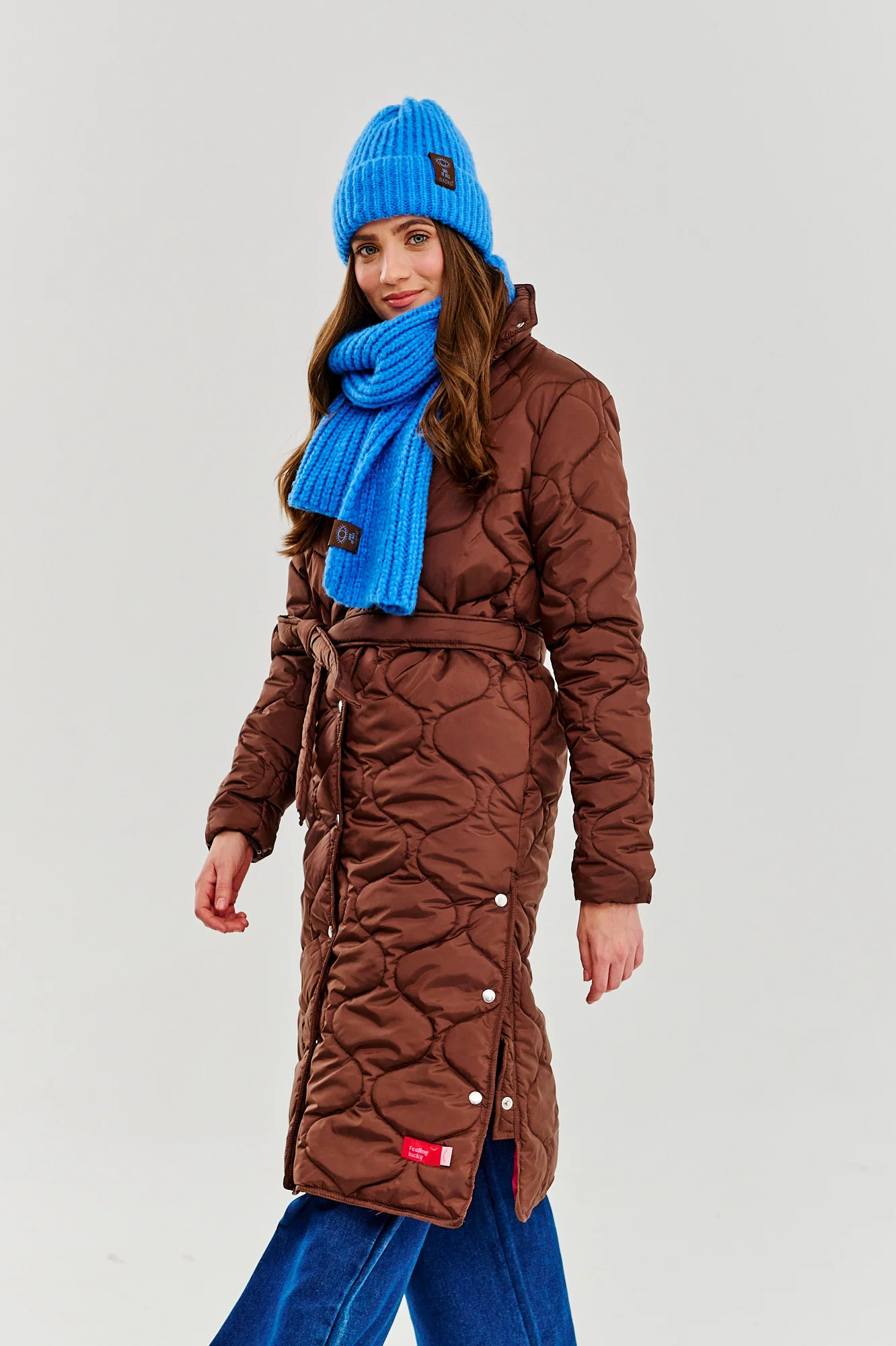 Płaszcz pikowany Caramel Wave - Image 18