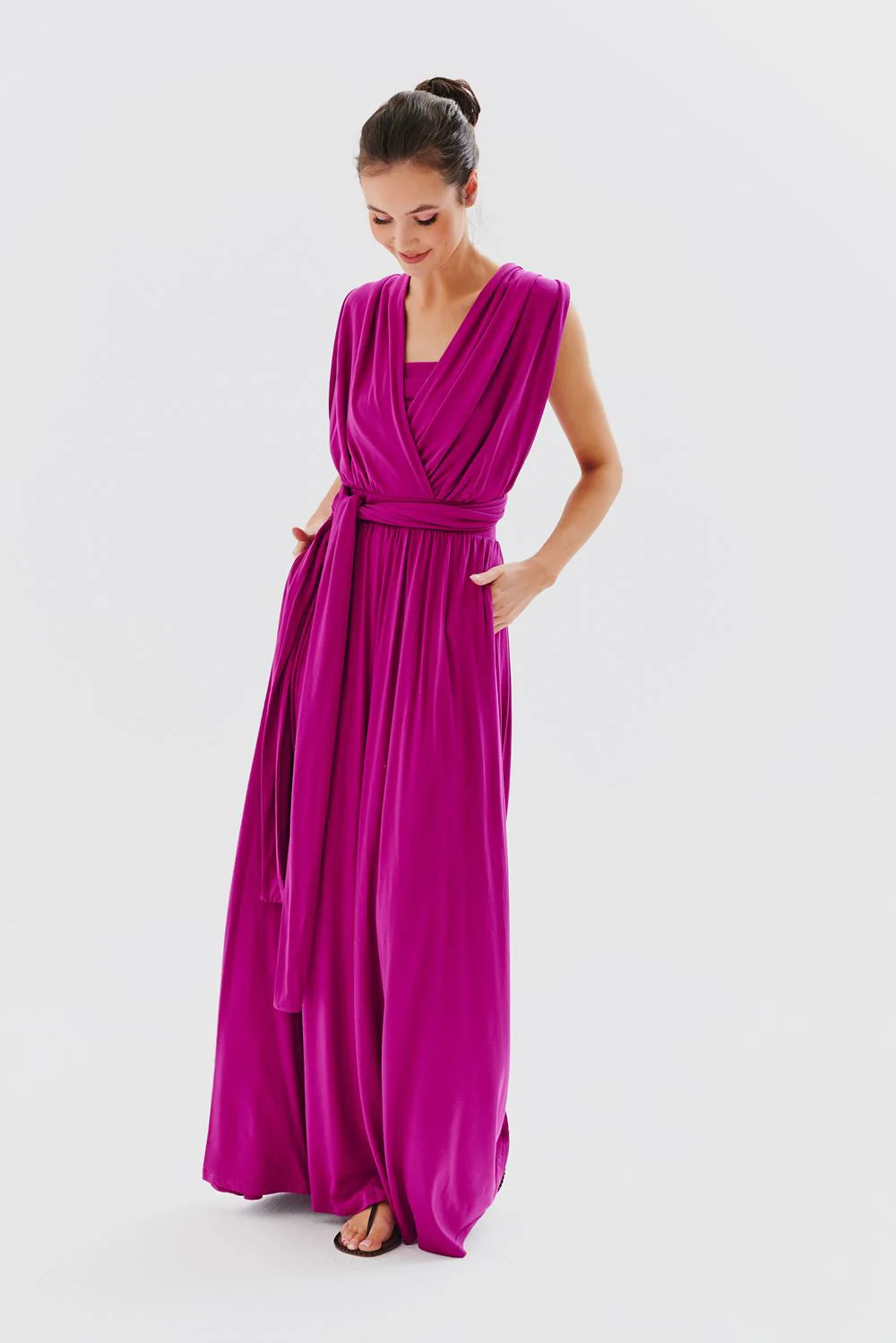 Sukienka infinity maxi Magenta Love - Image 21