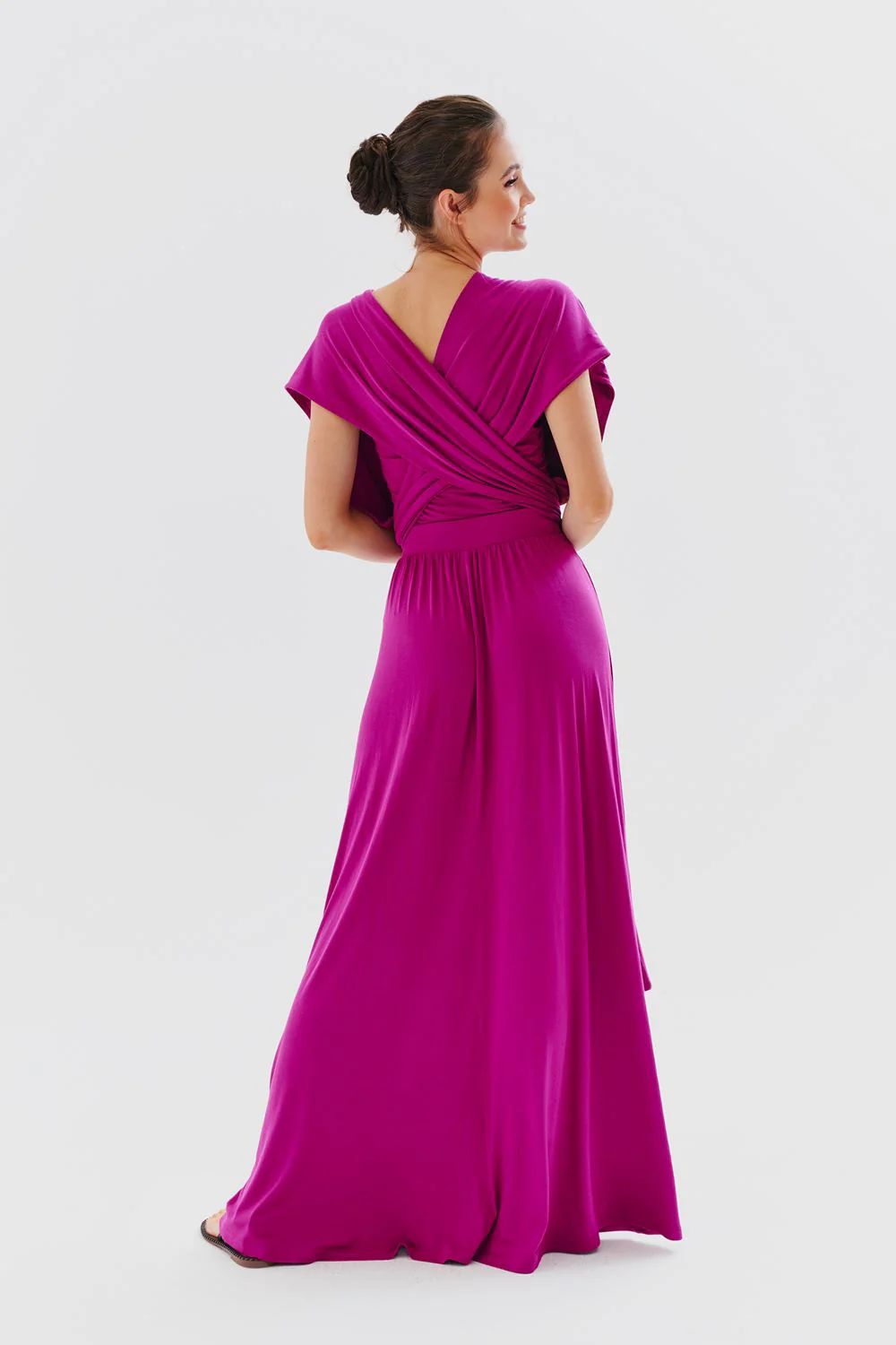 Sukienka infinity maxi Magenta Love - Image 25