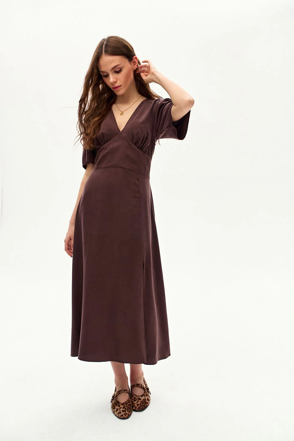 Sukienka midi Cinnamon Chic - Image 6