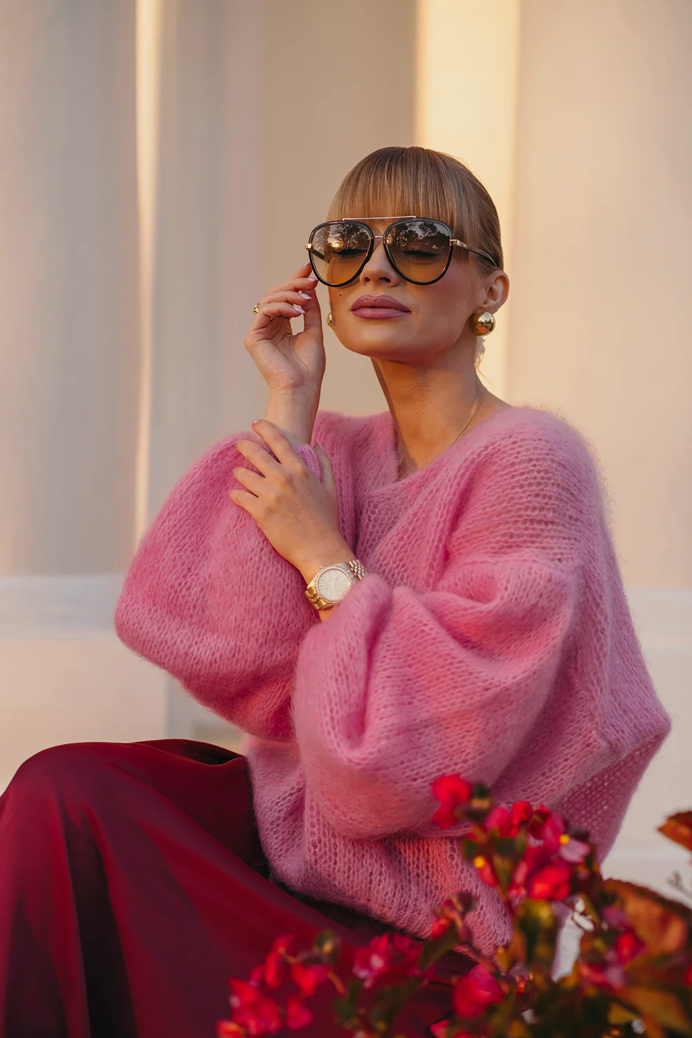 Sweter moherowy Bubblegum