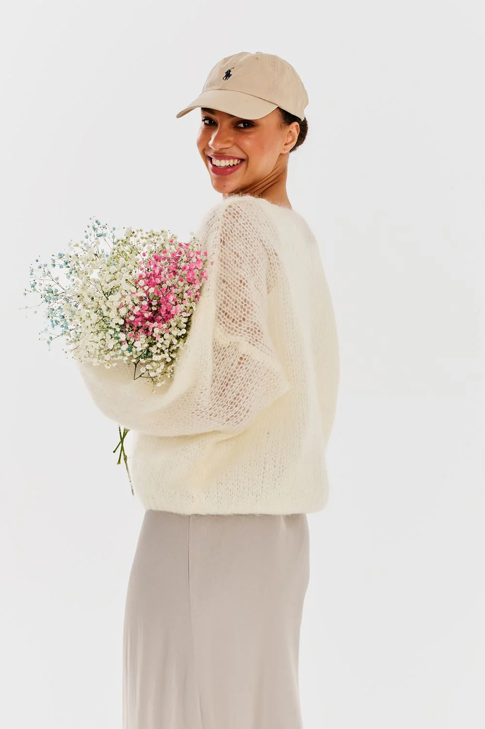 Sweter moherowy Ivory Echo - Image 13
