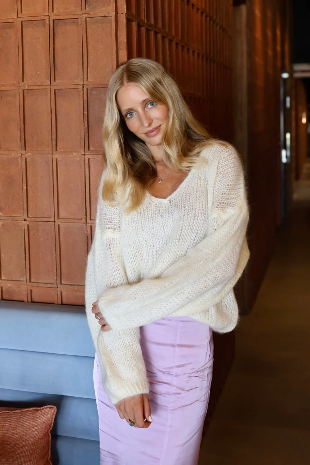 Sweter moherowy Ivory Echo - Image 16