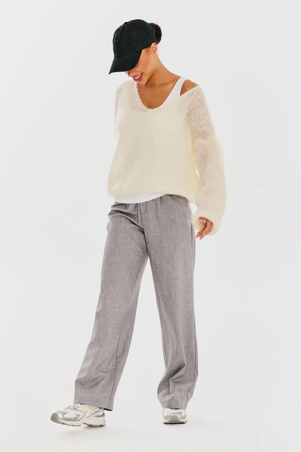 Sweter moherowy Ivory Echo - Image 25