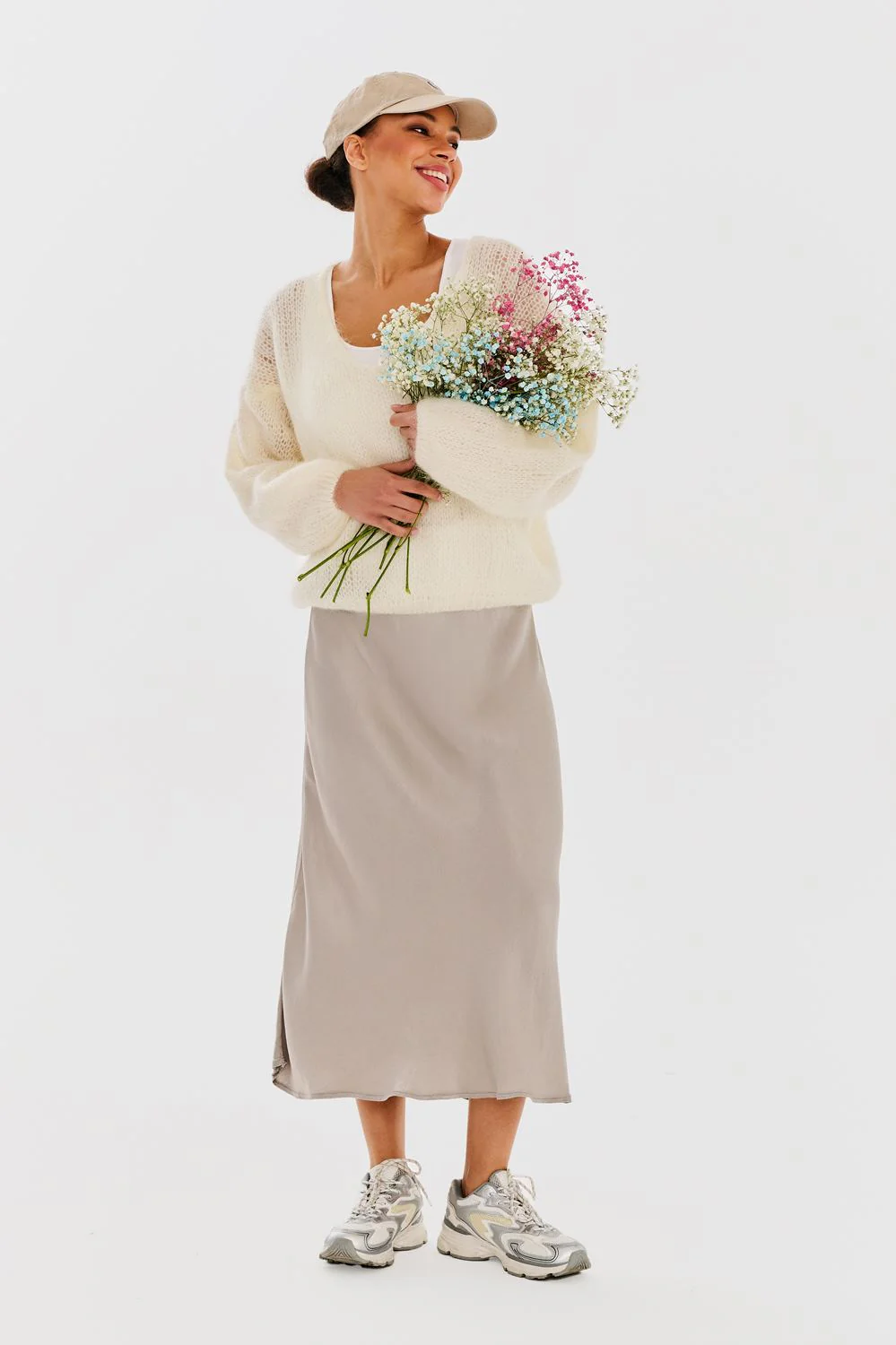 Sweter moherowy Ivory Echo - Image 28