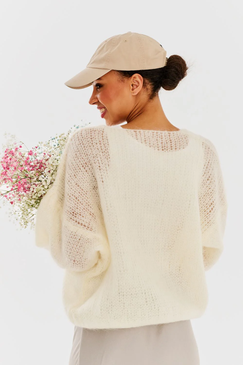 Sweter moherowy Ivory Echo - Image 31