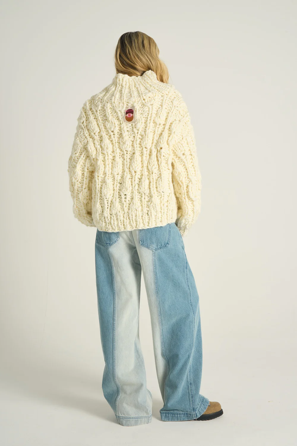 Szerokie spodnie jeansowe Secret Shine - Image 11